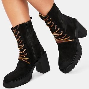 Free People Dylan Suede Lug Sole Hiker Boot 39